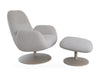 Noor fauteuil met voetbank